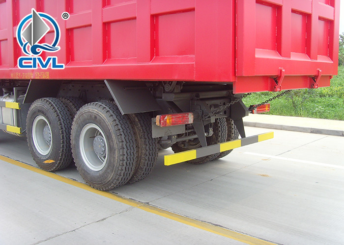 High Loading Capacity New Sinotruk Howo Dump Truck 371 HP 12 Wheels 50 Ton LHD