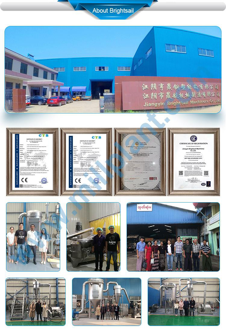 20kg/H Grinder CE ISO Herbal Powder Machine