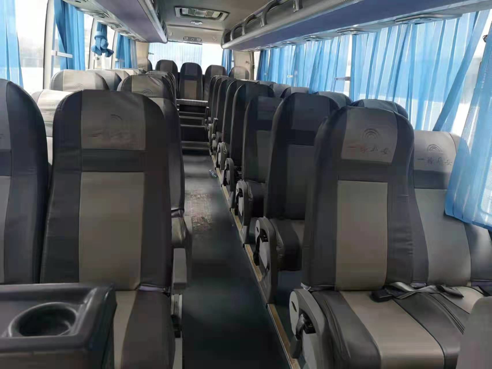 ZK6908 Sightseeing Bus Yutong Mini Bus 35 Seats Left Hand Drive Coaster Bus Yuchai Engine