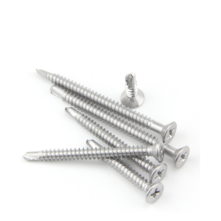 Customized Csk Model Self Drilling Screws in Stainless Steel for Metric 6mm Fastening