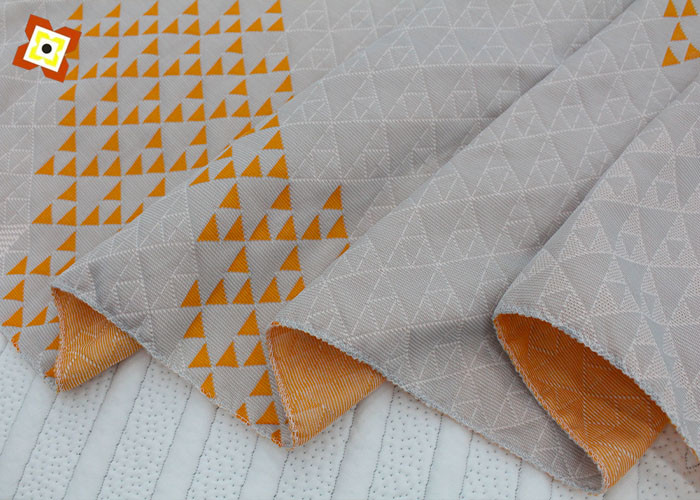 Plant Fiber Air Layer Polyester Knitted Jacquard Fabric For Mattresses