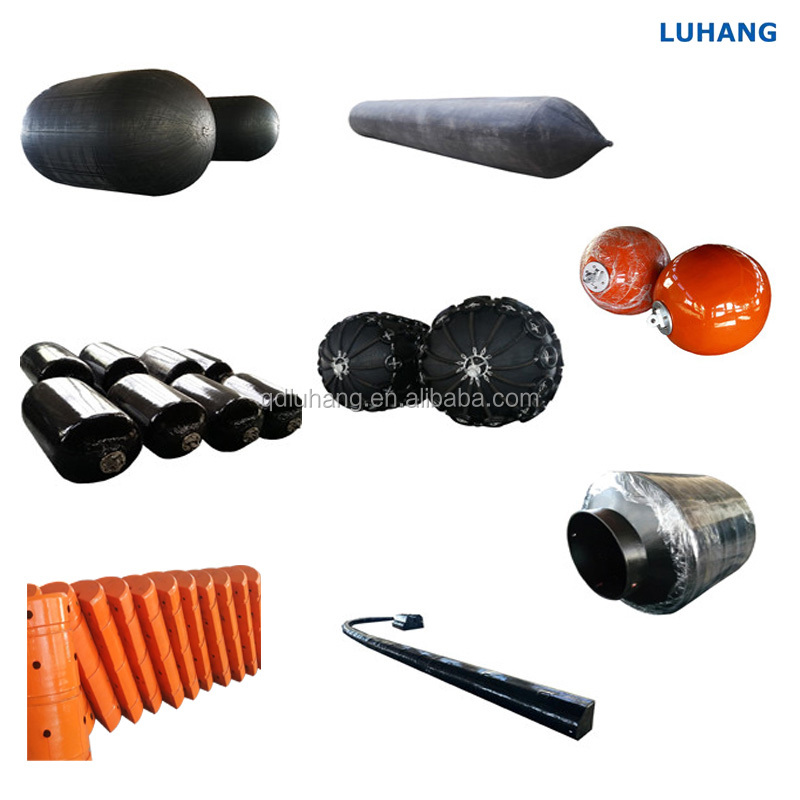 ISO Certification Natural Rubber Inflatable Lifting Salvage Airbags 1.5*18m 12 Layers