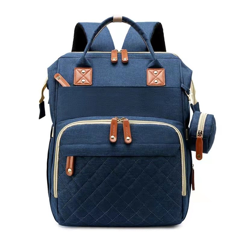Multi Function Mommy Diaper Backpack With Changing Bed Infant Baby Diaper Bag