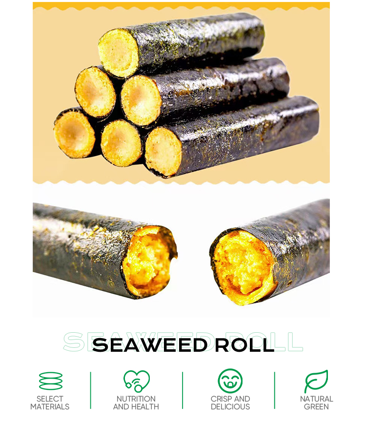 Meat Floss Seaweed Snacks Dried Seaweed Independent Packaging Grain Snacks for Children