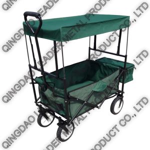Folding Utility Wagon with Canopy & Back Bag - TC1011 TB