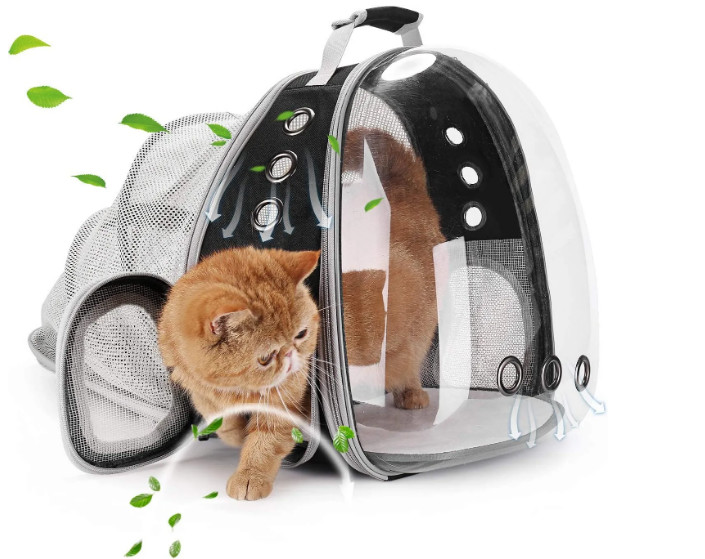 Breathable Expandable Pet Backpack Capsule Cat Bubble Carrier