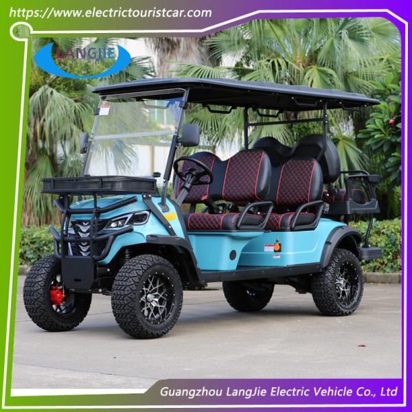 High Performance 5KW AC Motor Off-Road Electric Hunting Cart 6 Seats Lifted Golf