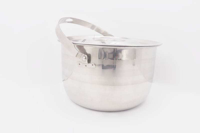 Cookware Set 27cm Stainless Steel Cooking Pot For Hiking