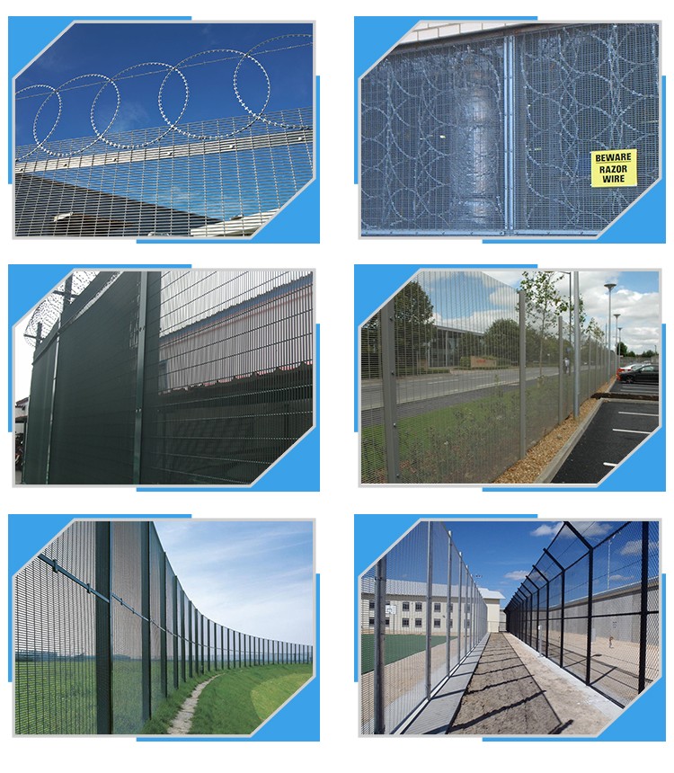 military security 358 wire fence panel