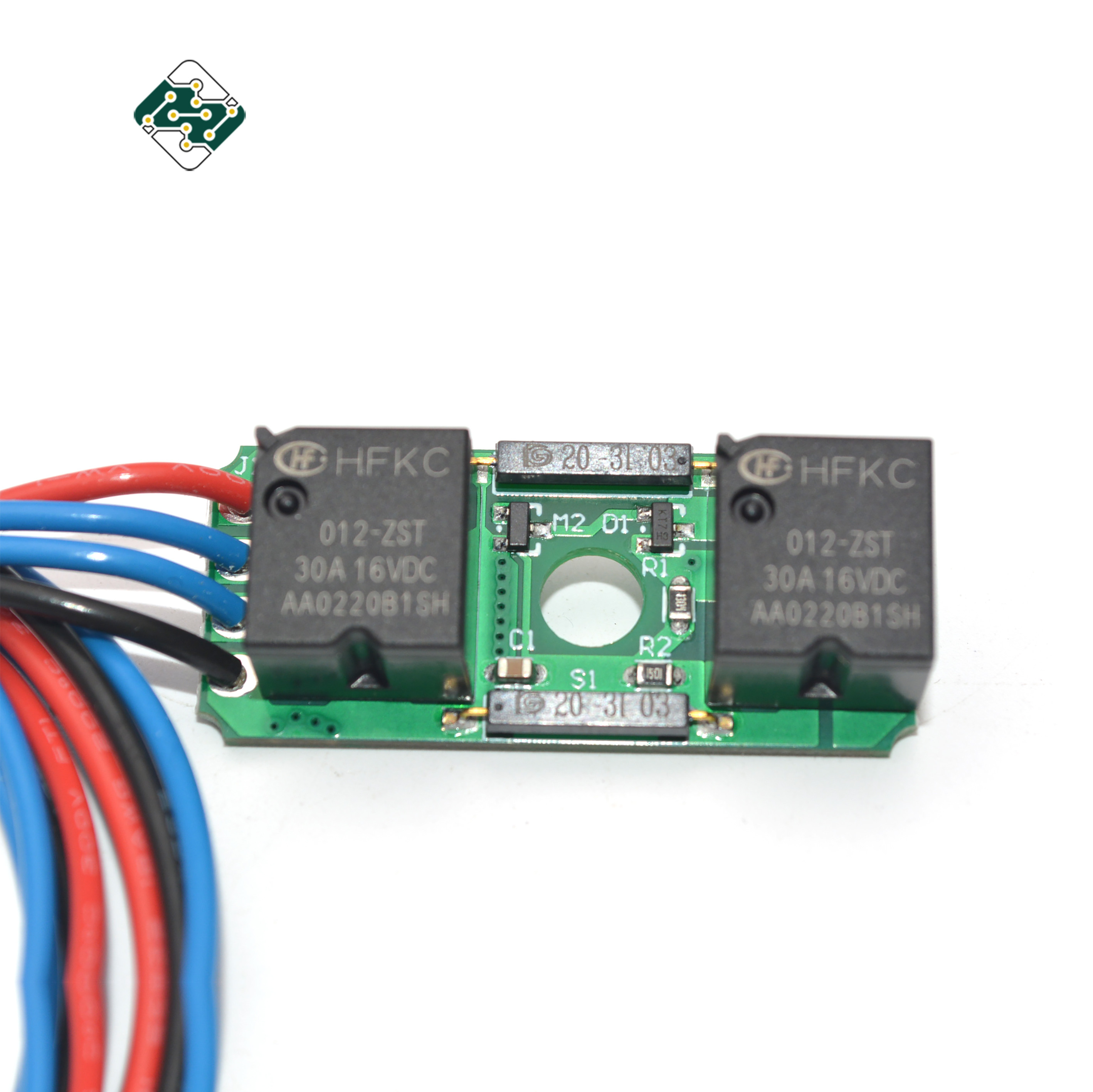 FR4 PCB Assembly Service Green Color for Ceiling Fan Controller