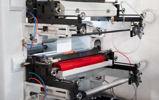 6 Colours PP Woven Fabric Flexo Printing Machine 1300mm Length Of Printing