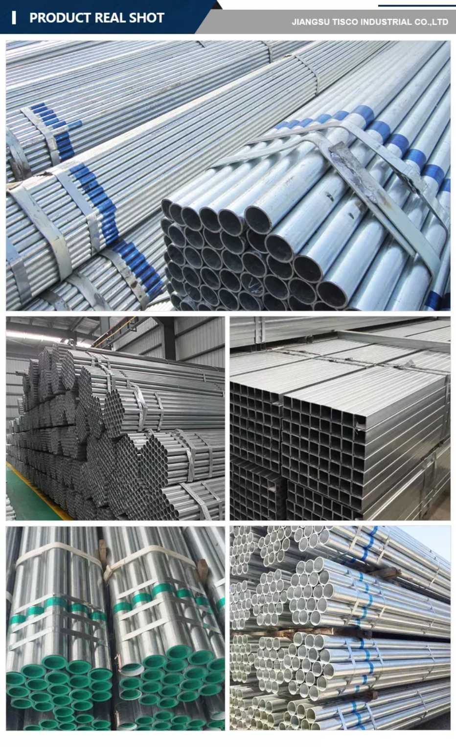 Galvanized Round Steel Pipe