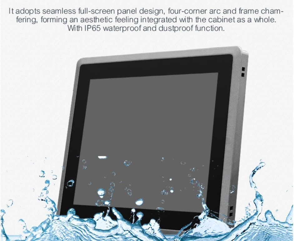 Aluminum Alloy Frame 15 Inch Embedded Industrial Tablet PC With Resistive Touch Screen