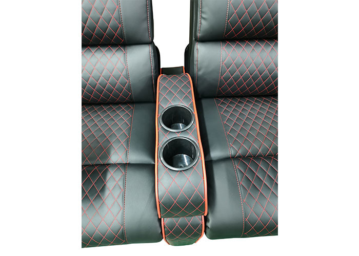 Polyester Foam 150MM Arm Recliner Sofa Set Modern Seating Chair
