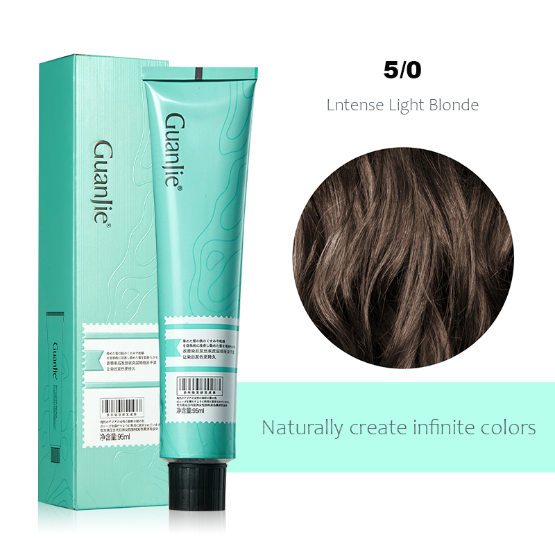 Intense Medium Blonde 43 Colors Glitter Cream Hair Dye Change Your Hair Color at Home