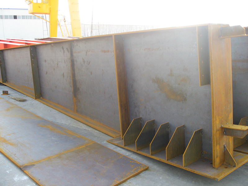 Hot Rolled / Welded Galvanized Steel Beams H Section Steel Structure Girder Column