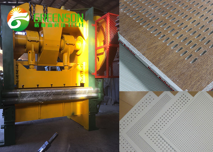 Automatic Sheet Perforation Machine For Gypsum Ceiling Tiles / Fiber Cement Board