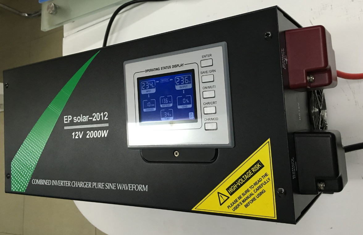 LCD Display Power Inverter Home Depot 2000 Watt With CE / RoHS / ISO Approval