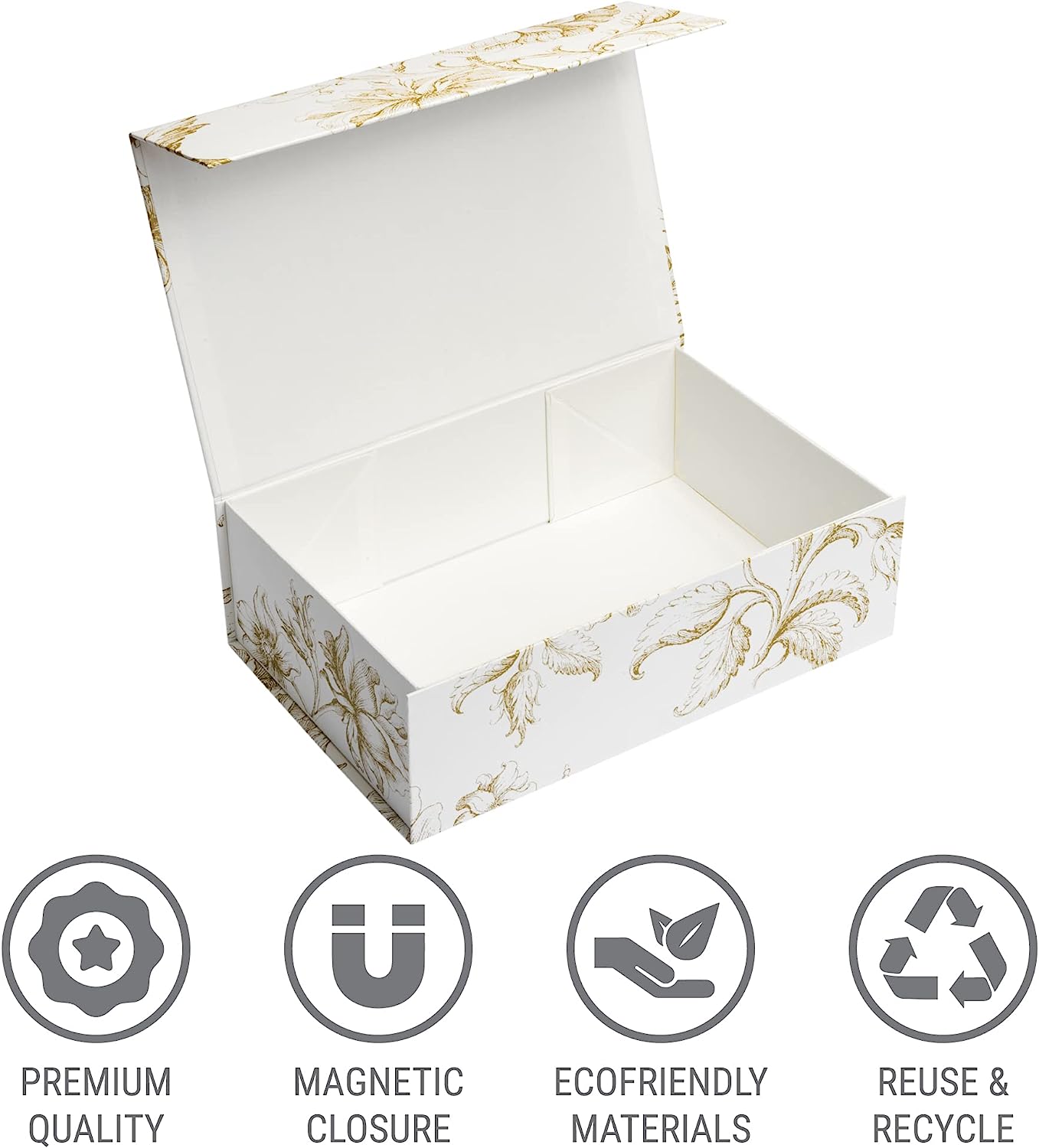 4C/UV/Lamination/Embossing/Stamping Magnetic Gift Box with Lid Industrial Gift Craft