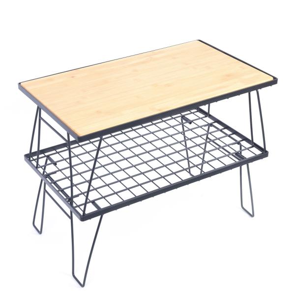 Camping Picnic Go Barbecue Outdoor Folding Table Steel Mesh Portable Igt Table