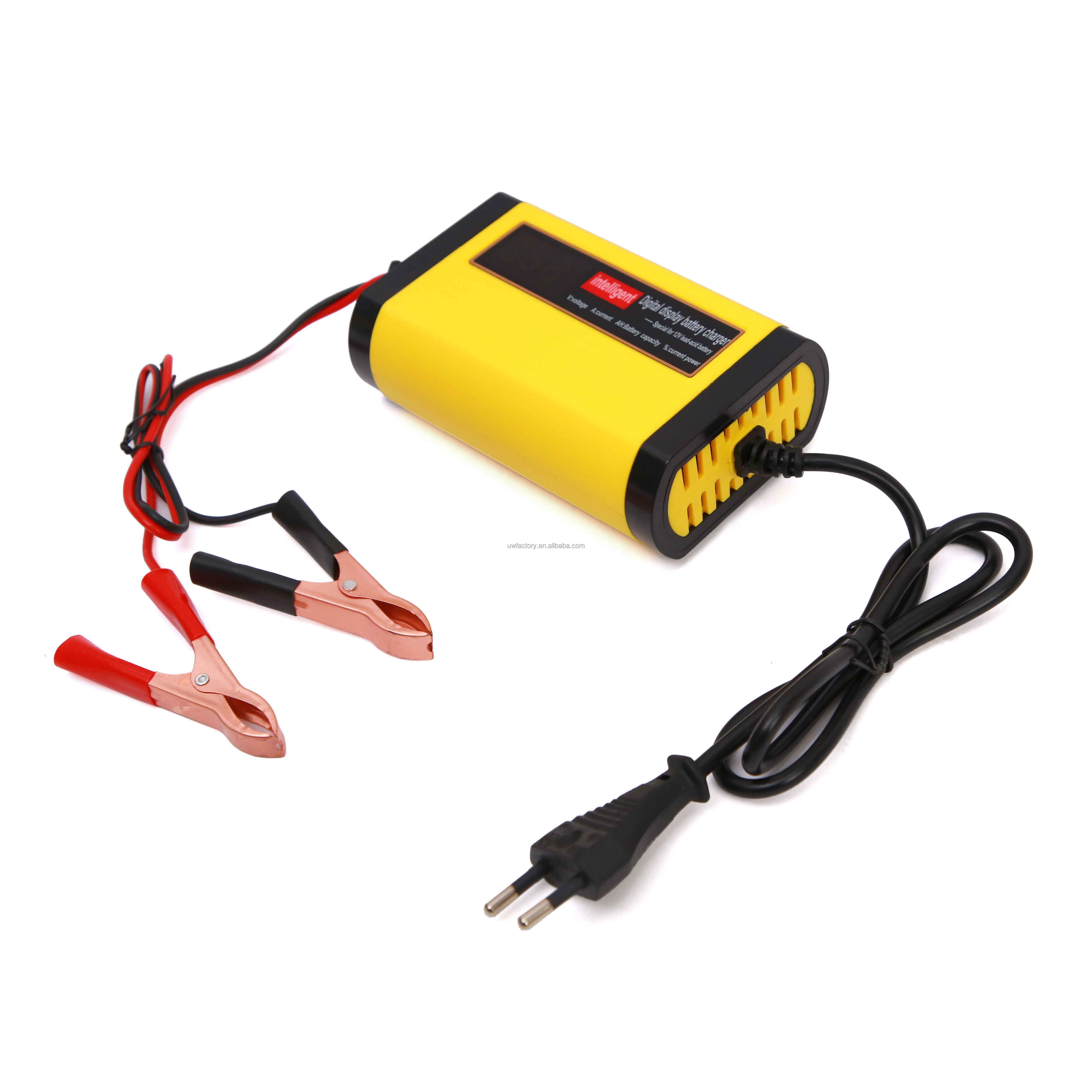 12V 2A 3A 5A 6A LCD Display Pulse Repair Mode Smart Charger Private Mold for Electric Vehicle E-bike Scooter