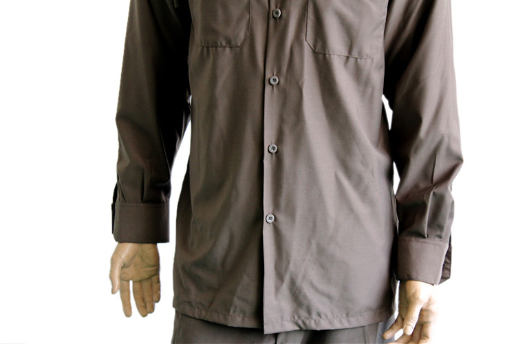 Shirt Set Workwear Uniform Military Trianing Set Casual Style Machine Washable