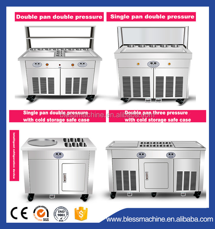 100kg/h Production Capacity 2022 Newest Used Ice Cream Freezers with 480mm Pan Size