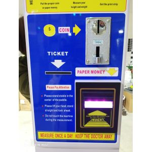 Bluetooth Connect Coin Operated Weighing Scales With BMI Measurement Durable