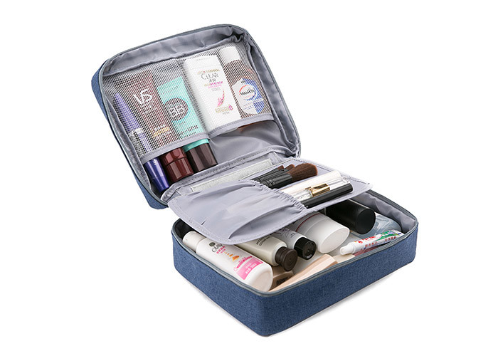 Foldable OEM Personal Organizer Toiletry Bag , Hanging Travel Accessory Bag