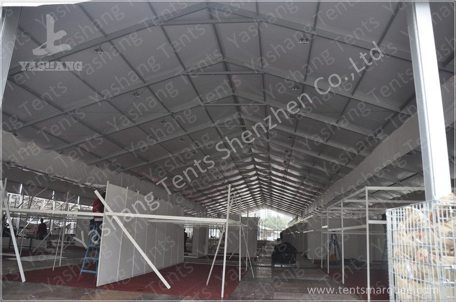 Glass Doors Aluminum Structure Tent Marquee Big Marquee Hire 40x100 M 4000 Sqm