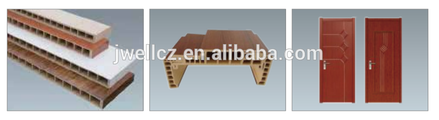 Wood Plastic Indoor Decorative Materials Extrusion Line 600-1200 Conical Twin Screw
