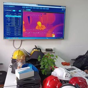 Fire And Technical Rescue Helmet Security Camera With Thermal Imaging Sensor