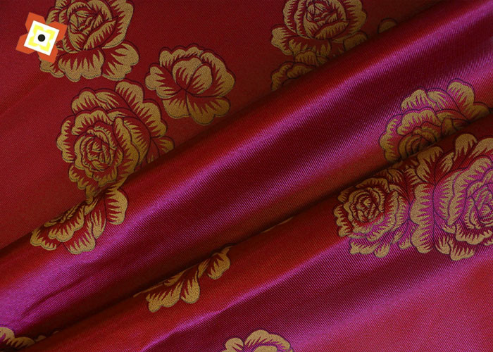 Warp Knitted Polyester 110GSM Mattress Quilting Fabric Printed Tie Dyed