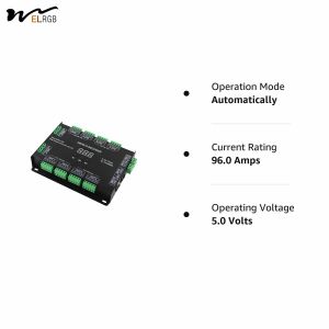 Customizable 32 Channel 96A RGBW DMX 512 LED Decoder Controller for Lighting