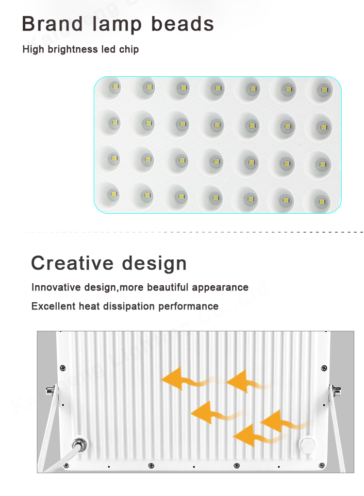 ODM Optical Design 100W Led Flood Lamps Outdoor With Driver