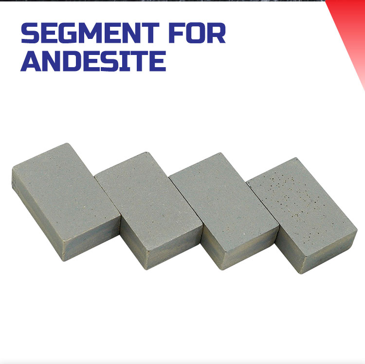 Long Lifespan Diamond Segments for 1000mm Lava Stone Cutting Tools in Sintered Design