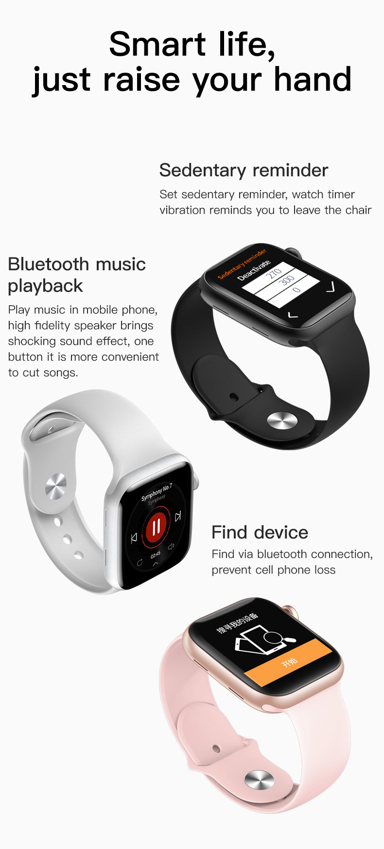 T500+ Plus Weather Forecast Series 6 Smartwatch Bluetooth Call
