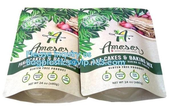 Biodegradale Compostable Packaging Roll Film Slide Zipper Garment Bag Food