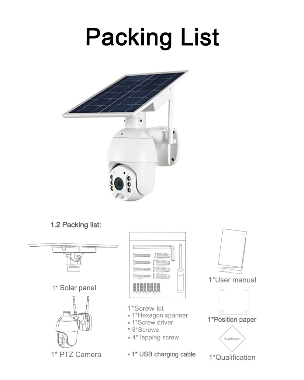 2K Wireless Security Camera Outdoor 4MP HD