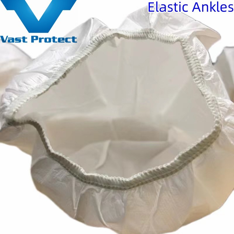 En13034 White Disposable Breathable Soft Waterproof Micro Film Clothing