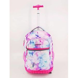 China Multifunctional Trolley Backpack Travel Polyester Material Shockproof on sale