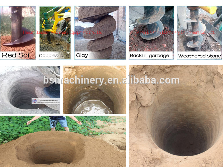 Tractor Mounted Piling Pole Erection Machine For Pole Erecting And Digging Application