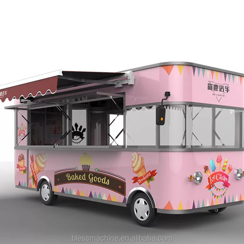 2022 Mobile Food Cart for Home Business Durable Easy Operation and Video Support