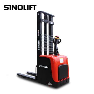 China Sinolift CDD15H CDD15HE Stand on Electric Stacker Capacity 1500kg on sale