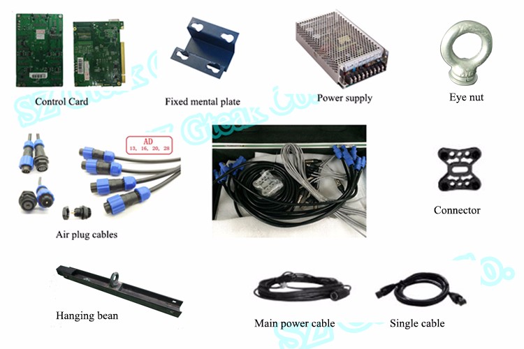 full color HUB75 P5 indoor led display module from led manufacturer in china
