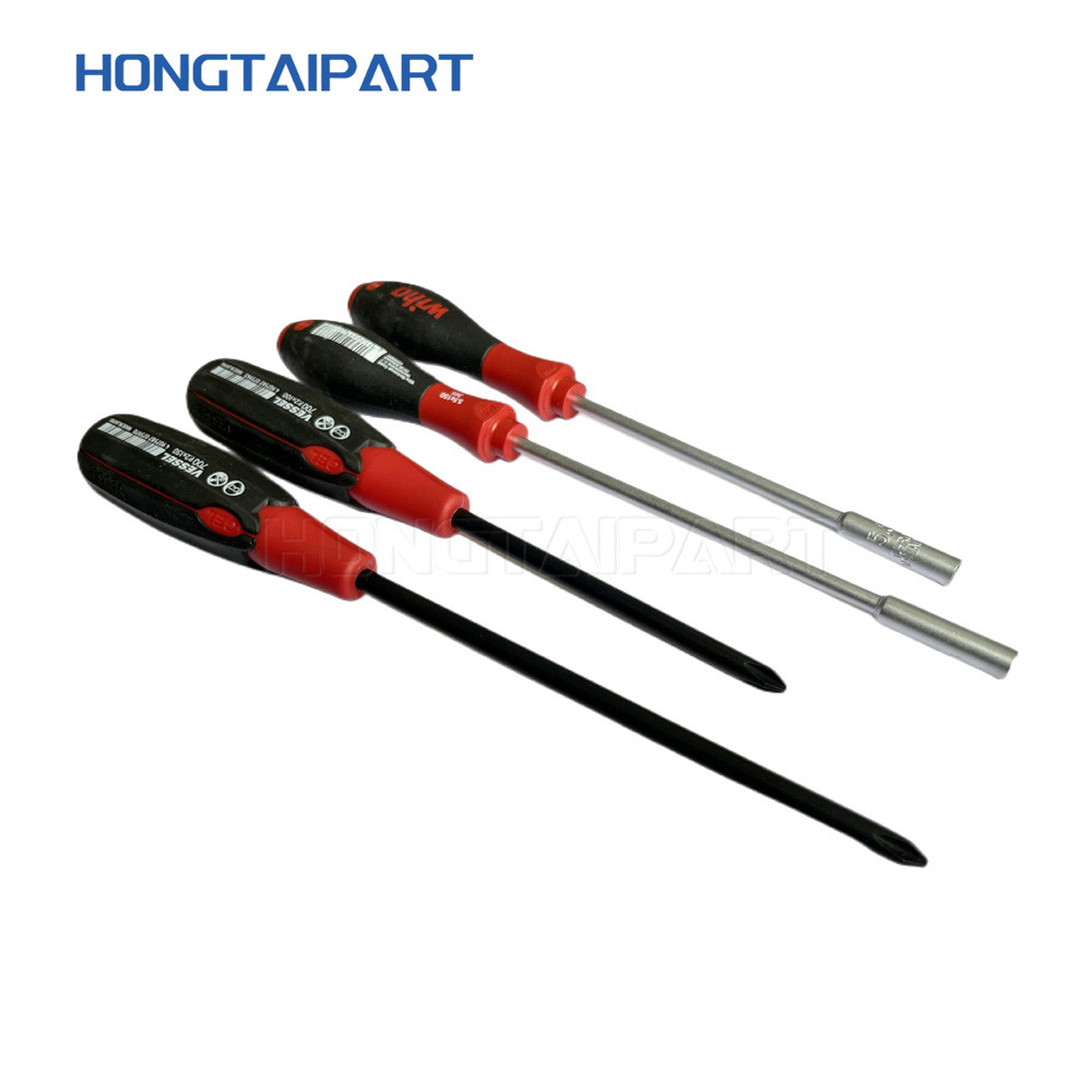 Cr-V Steel Screw driver Set With Double Color Soft Grip Professional Screwdrivers With Cross Magnetic Head