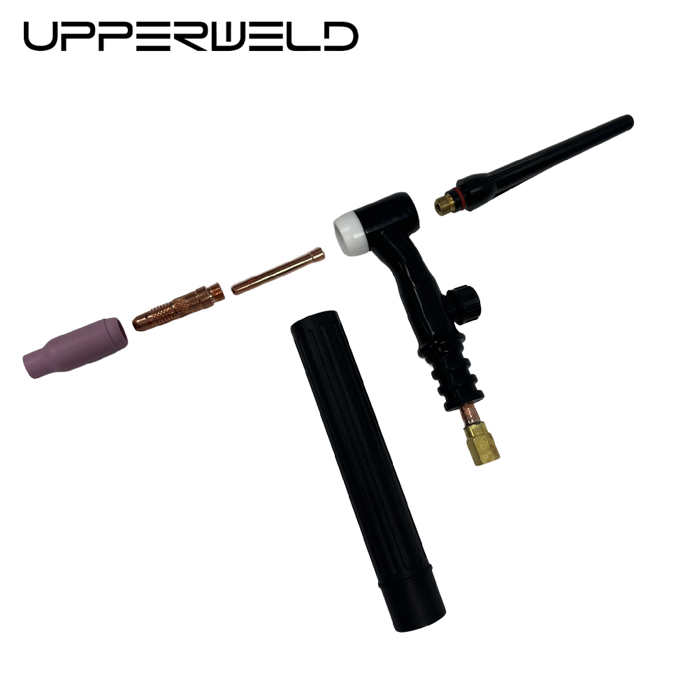 Gas type Tig Welding Black Torch/Torch Body For Professional UPPERWELD WP17FV Welding
