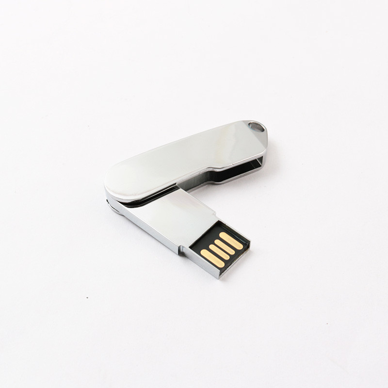 Twist Metal Usb 2.0 With Keychain 32GB 64GB 128GB Fast UDP Chip
