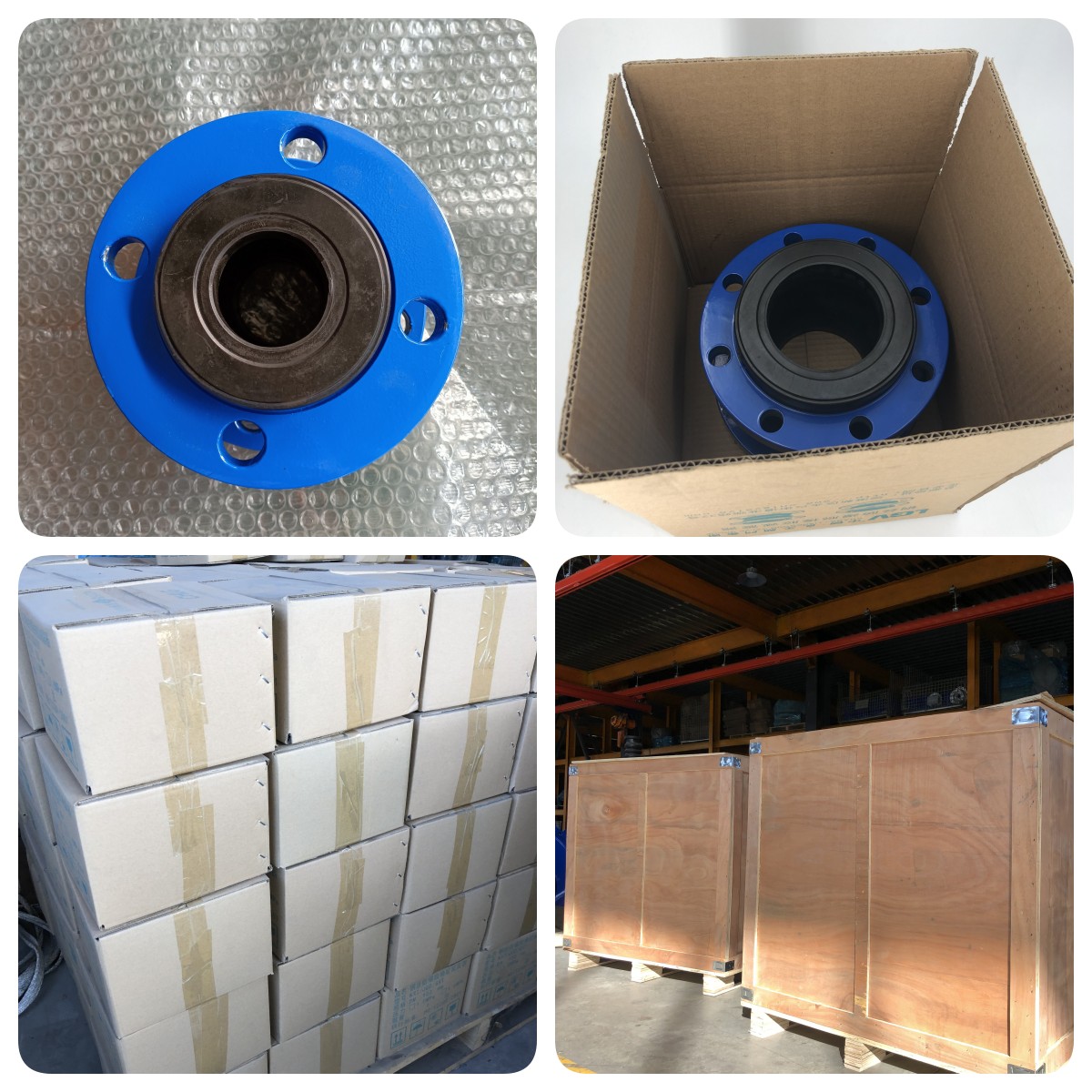 Round Head Code Dn1000pn16 Custom Rubber Joint Bellows Compensator for Large Expansion