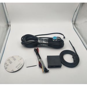 Non-invasive ultrasonic level transmitter for fuel monitoring with peripheral